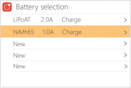 Charging settings