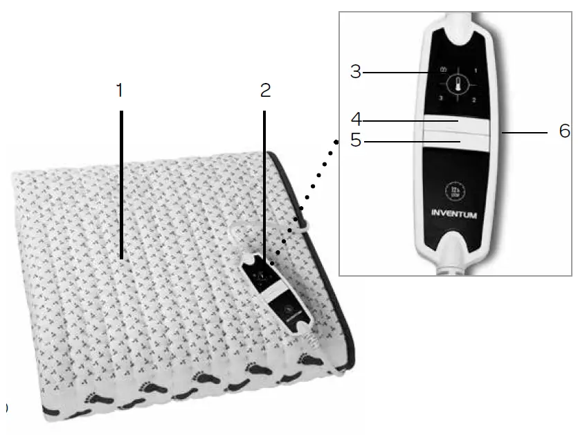 INVENTUM- HN1312V- Coolblue -Electric -Blanket -1