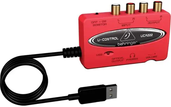 behringer UCA222 U-Control USB Audio Interface
