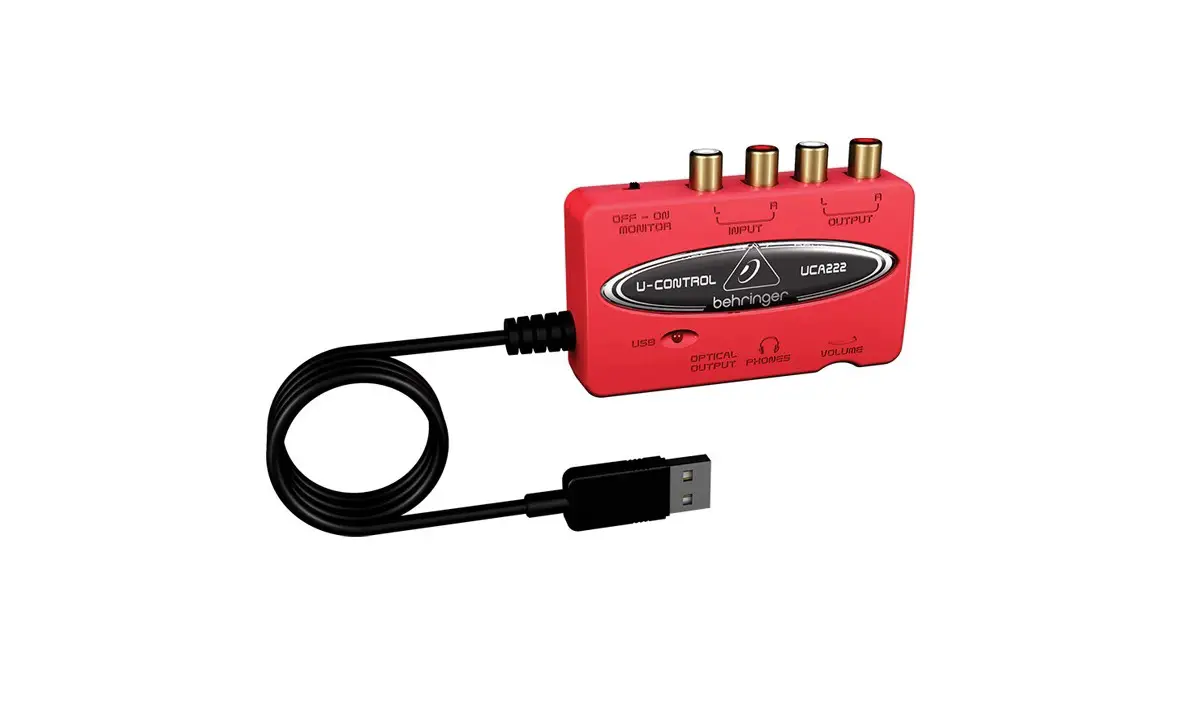 Behringer Uca222 U-control Usb Audio Interface User Manual