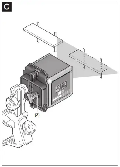 BOSCH 2103133 Home and Garden Quigo Green Cross Line Laser - fig 4