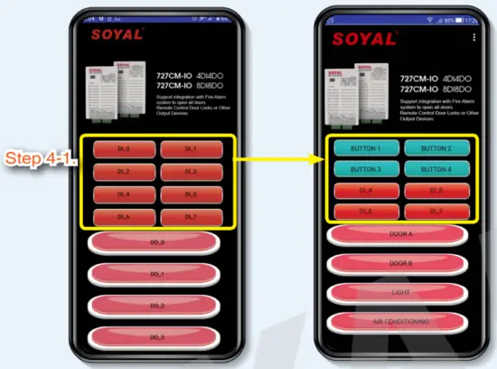 APP function operation