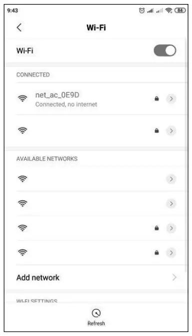 Manually Add New Device