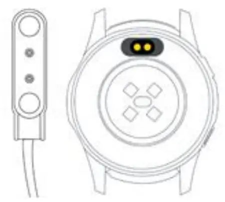 Sami WS-2349 WEARABLE Smartwatch - CHARGING