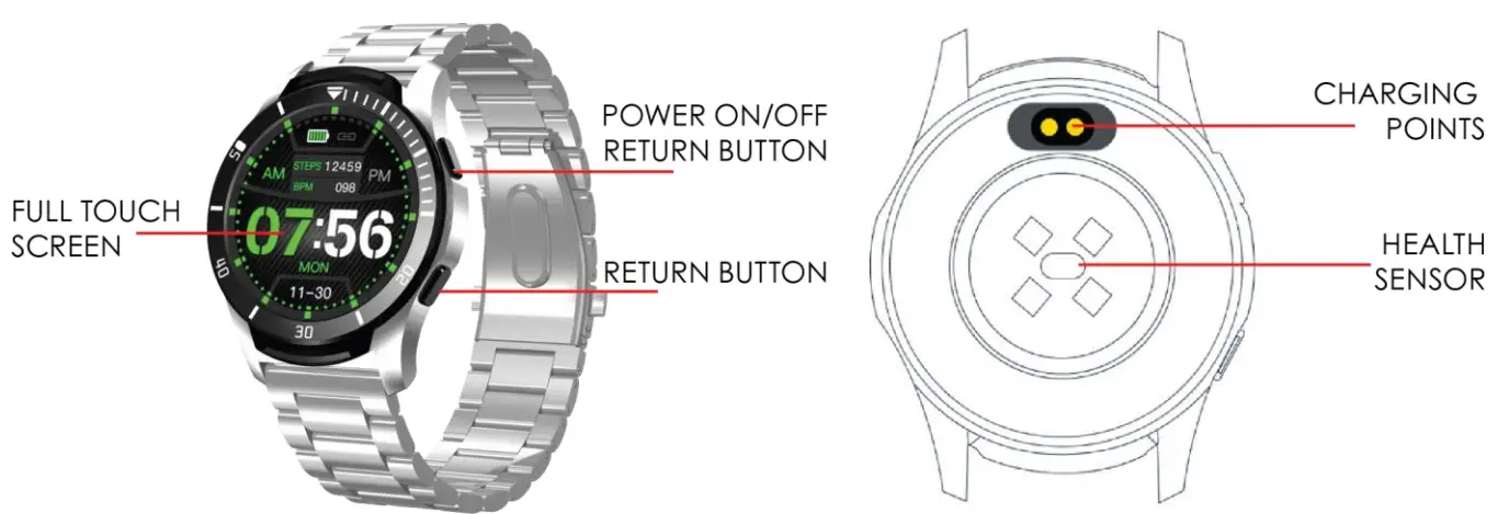 Sami WS-2349 WEARABLE Smartwatch - DESCRIPTION