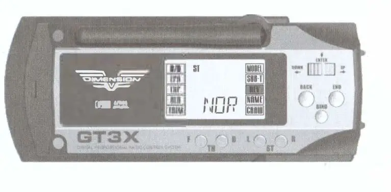 HOBBY PARTZ GT3X Digital Proportional Radio Control System 12