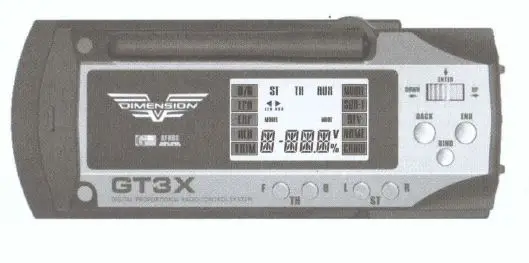 HOBBY PARTZ GT3X Digital Proportional Radio Control System 7