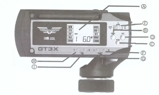 HOBBY PARTZ GT3X Digital Proportional Radio Control System3