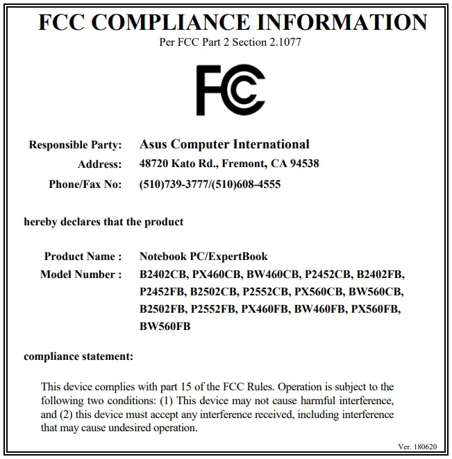 FCC Card