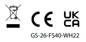 Westinghouse 6121640 Wall lamp sensor light wall interior touch sensitive modular - warning