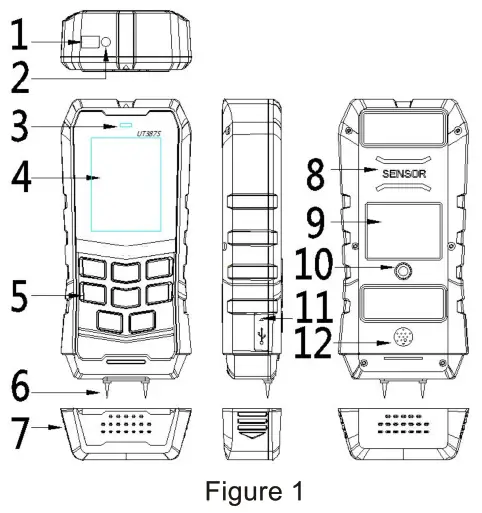 UNI-T UT387S Wall Scanner - prodac