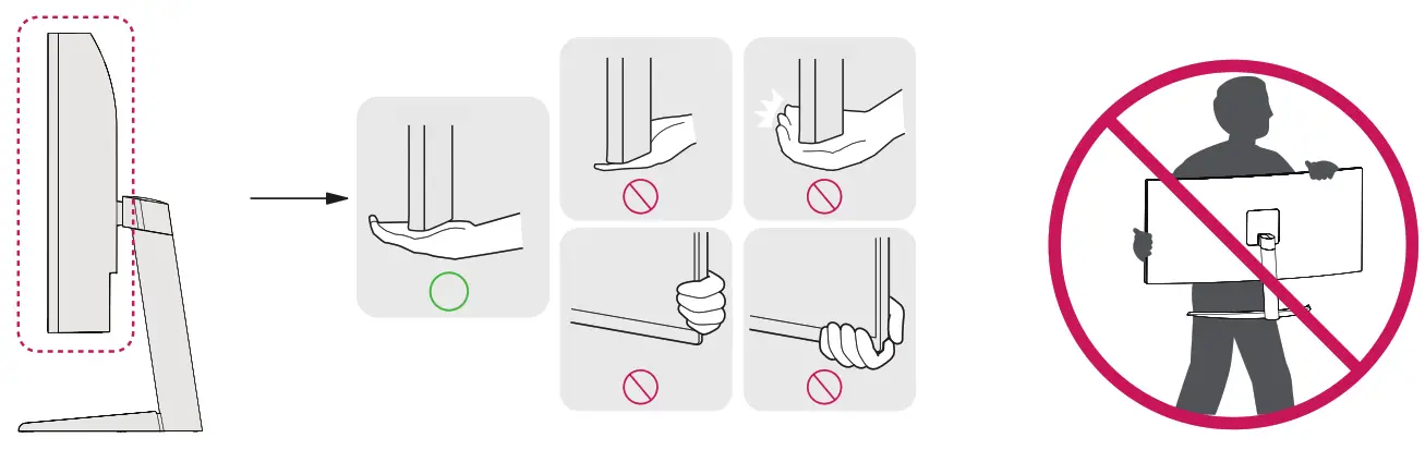 LG 34WQ60C LED LCD MONITOR -