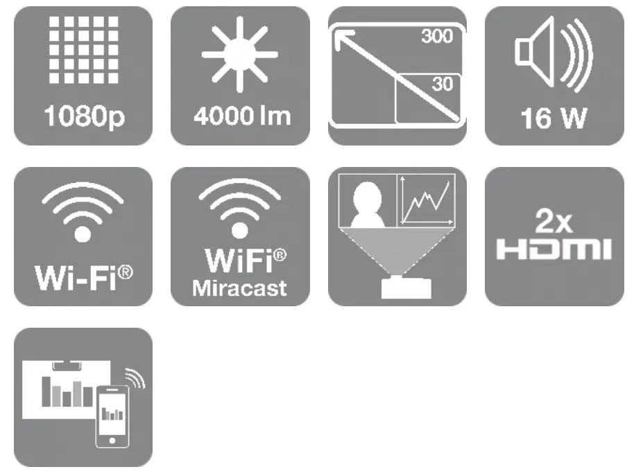 EPSON EB-FH52 Full HD Projector Features