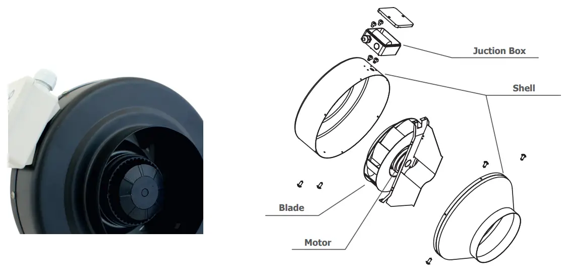 Ferono FKM Series FKM160 Duct Fan
