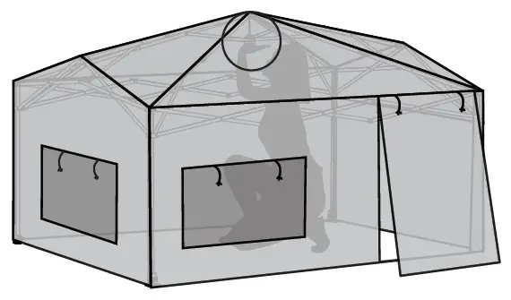 Eagle Peak 8 ft x 6 ft Foldable Green House-6