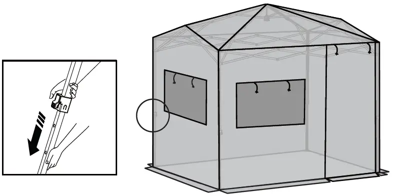 Eagle Peak 8 ft x 6 ft Foldable Green House-7