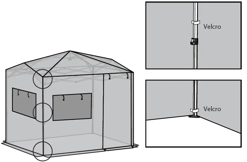 Eagle Peak 8 ft x 6 ft Foldable Green House-8