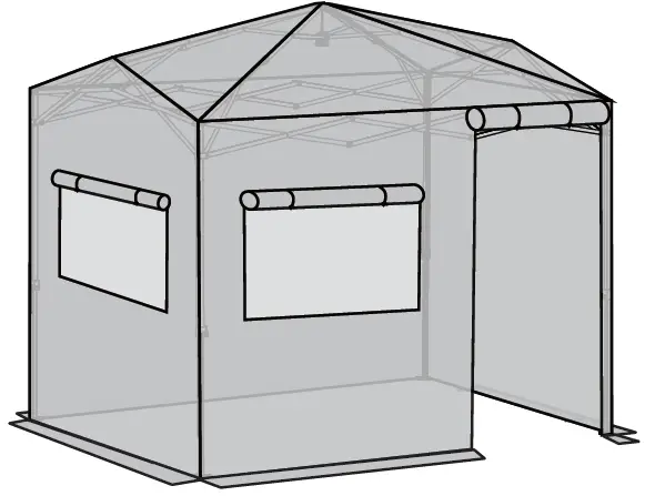 Eagle Peak 8 ft x 6 ft Foldable Green House