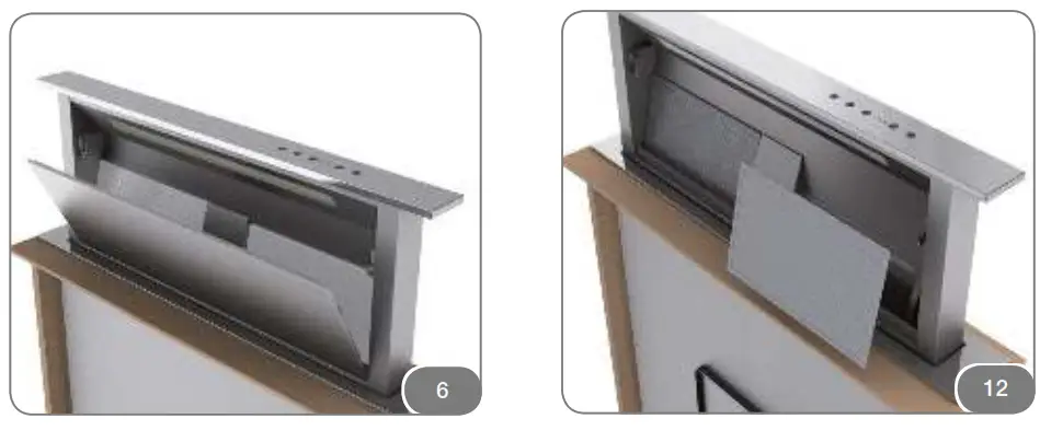 caple DD912BK Downdraft Hood - fig 9