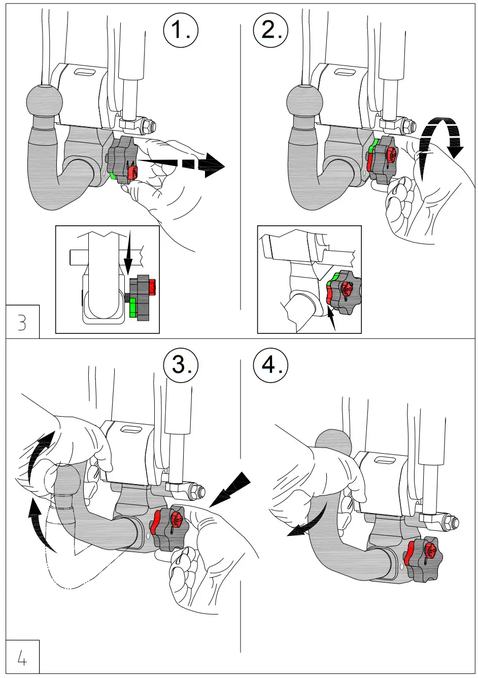 MVG 2080-S Swiveling Towbar - Figure 2