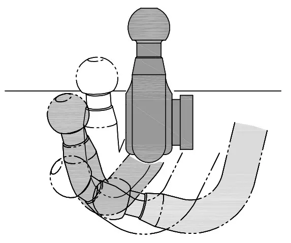 MVG 2080-S Swiveling Towbar
