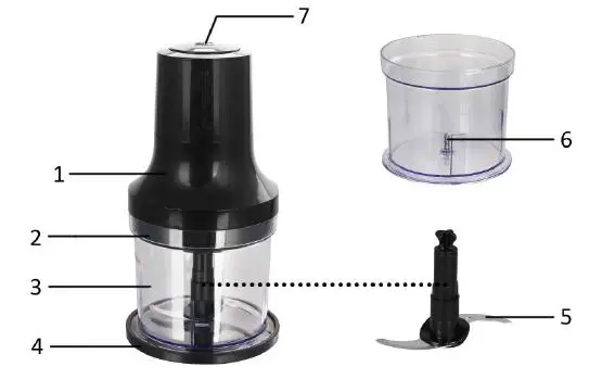 emerio MC-122646.5 Multi Chopper FIG 1