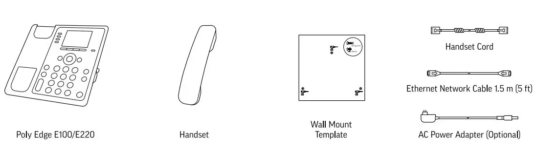 poly-Edge-E100-Wall-Mount-IP-Desk-Phone-User-Guide-FIG-1
