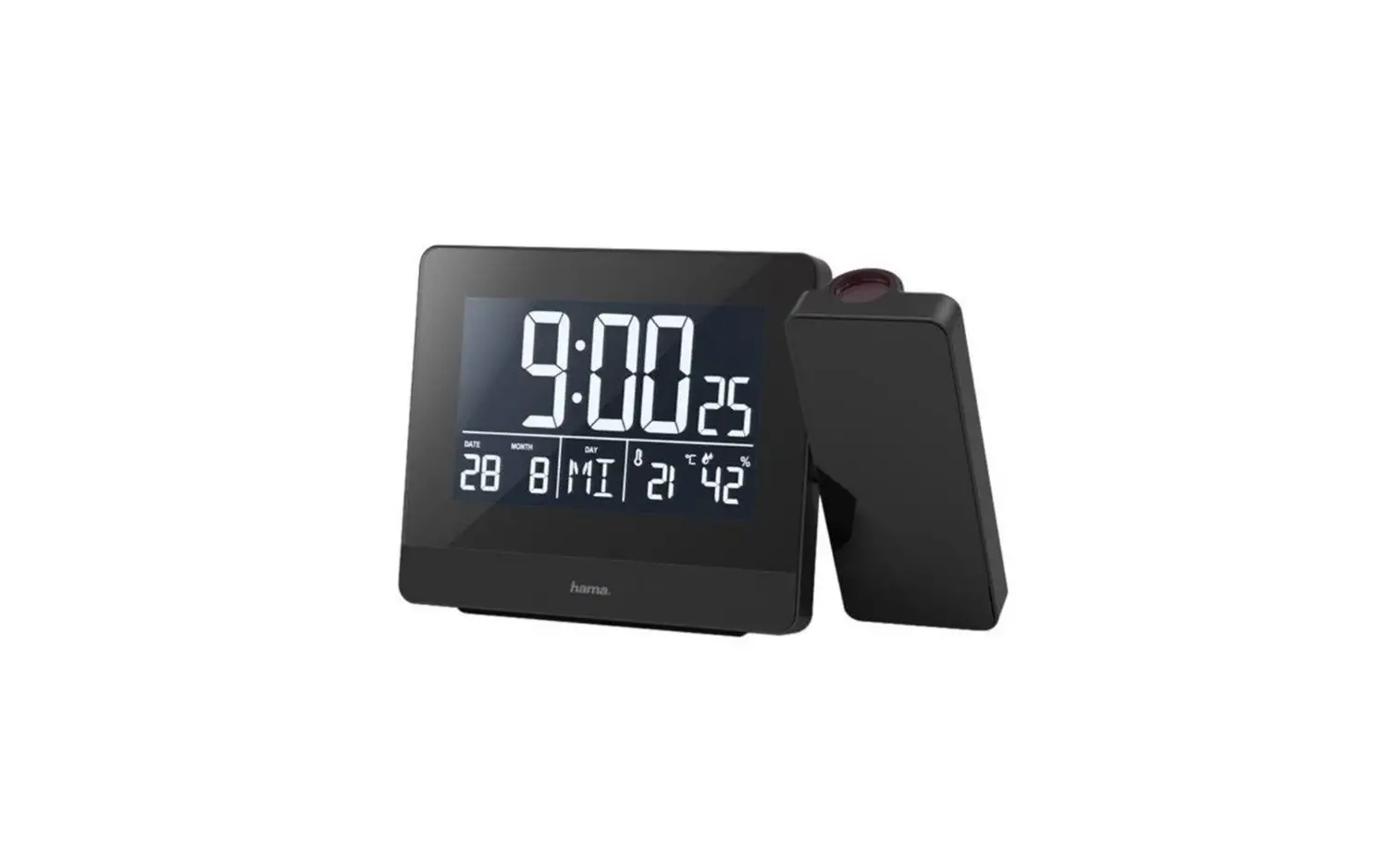 Hama 00186332 Projection Alarm Clock Instruction Manual