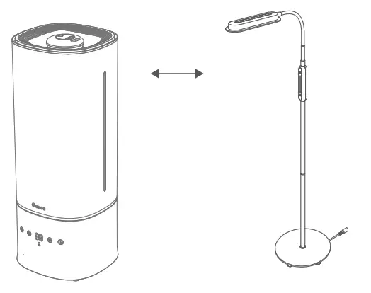 Govee H7142 Smart Humidifier - bedding