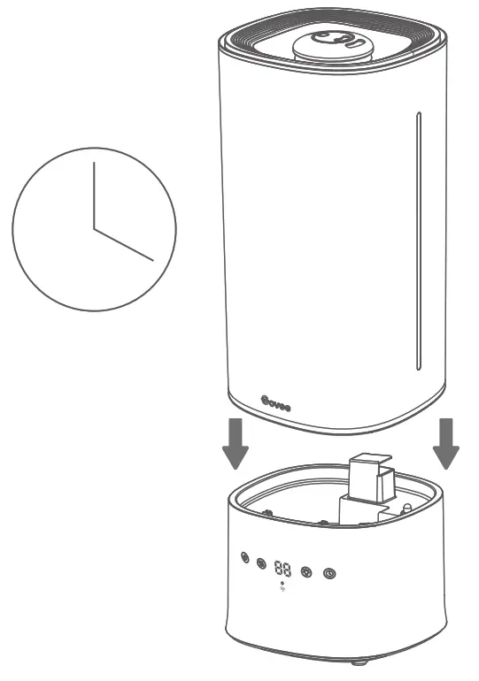 Govee H7142 Smart Humidifier - chamber.