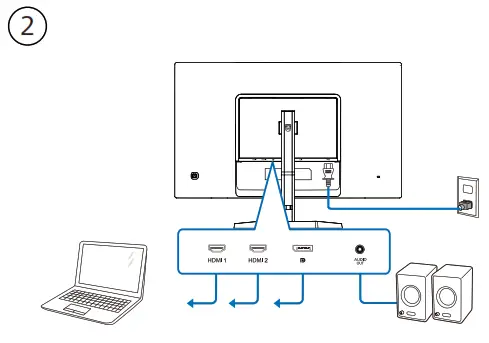 PHILIPS 27M1C3200VL Momentum 3000 Curved Gaming Monitor - 3