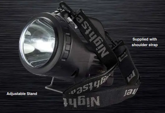 NightSearcher Panther XHP-X 1800 Lumen Rechargeable Professional LED Searchlight - fig 1