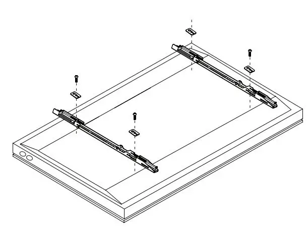 PREMIER MOUNTS P4263F Low Profile Mount for Flat Panels Installation Guide - Attaching the Mounting Bracket to the Flat Panel
