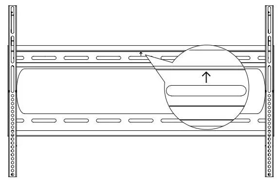 PREMIER MOUNTS P4263F Low Profile Mount for Flat Panels Installation Guide - Directional Mounting Arrow