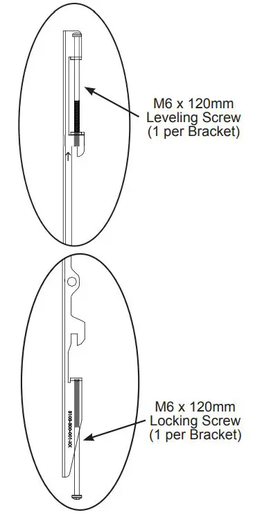 PREMIER MOUNTS P4263F Low Profile Mount for Flat Panels Installation Guide - Mounting Bracket Adjustment