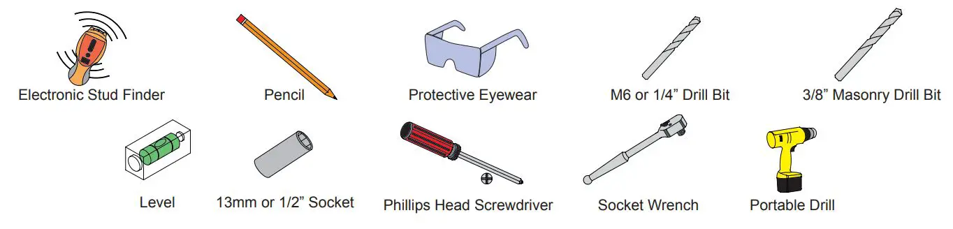 PREMIER MOUNTS P4263F Low Profile Mount for Flat Panels Installation Guide - Required for installation