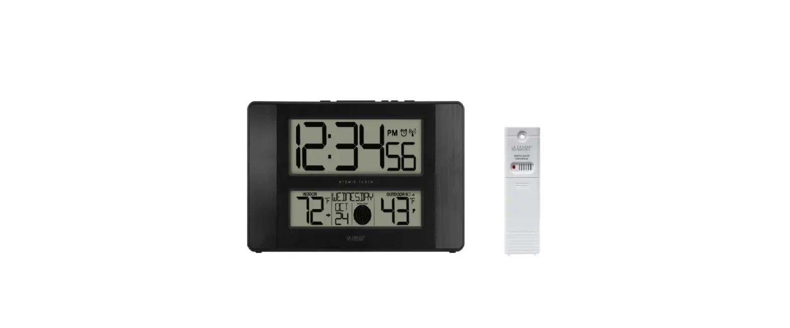 La Crosse Technology L78359 Series Atomic Digital Wall Clock User Guide La Crosse Technology L78359 Series Atomic Digital Wall Clock User Guide