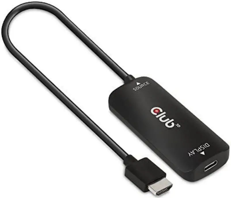 Club 3D CAC-1336 HDMI + Micro-USB to USB Type-C 4K120Hz or 8K30Hz MF Active Adapter