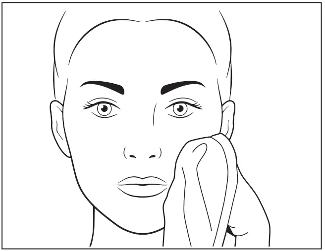 MLEDGL01W Tri Colour LED Face Mask How to Use illustration