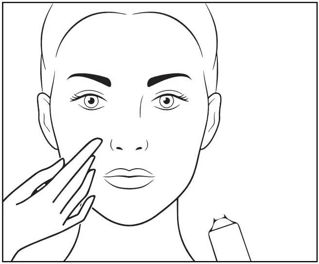 MLEDGL01W Tri Colour LED Face Mask How to Use illustration