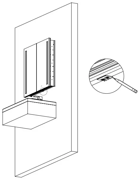 HOMEDEPOT DG0JI220824029 Aluminum Frameless Surface Mount Soft Close Medicine Cabinet with Mirror and LED Lighting - Fig 11