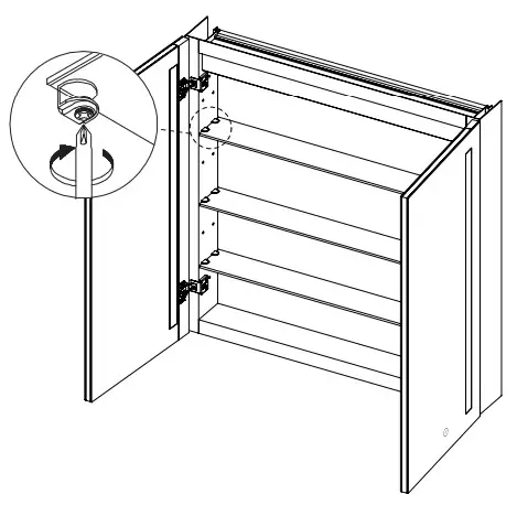 HOMEDEPOT DG0JI220824029 Aluminum Frameless Surface Mount Soft Close Medicine Cabinet with Mirror and LED Lighting - Fig 19