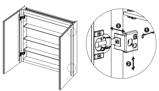 HOMEDEPOT DG0JI220824029 Aluminum Frameless Surface Mount Soft Close Medicine Cabinet with Mirror and LED Lighting - Fig 20