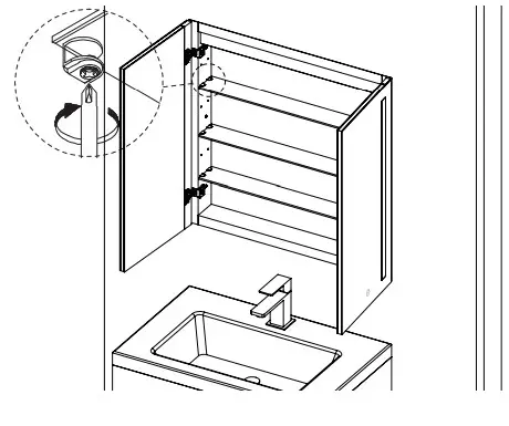 HOMEDEPOT DG0JI220824029 Aluminum Frameless Surface Mount Soft Close Medicine Cabinet with Mirror and LED Lighting - Fig 30