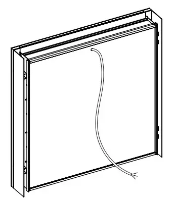 HOMEDEPOT DG0JI220824029 Aluminum Frameless Surface Mount Soft Close Medicine Cabinet with Mirror and LED Lighting - Fig 4