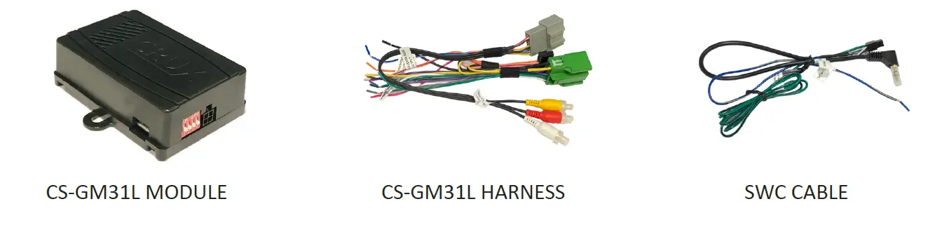 CRUX CS-GM31L Radio Replacement Interface Module FIG 1