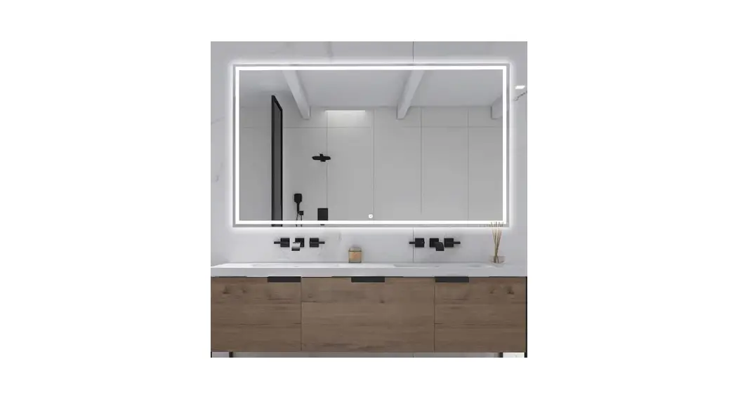Jim S Maison Jm-gl-6022-6035 Large Rectangular Frameless Wall-mount Anti-fog Led Light Bathroom Vanity Instruction Manual Jim S Maison Jm-gl-6022-6035 Large Rectangular Frameless Wall-mount Anti-fog Led Light Bathroom Vanity Instruction Manual