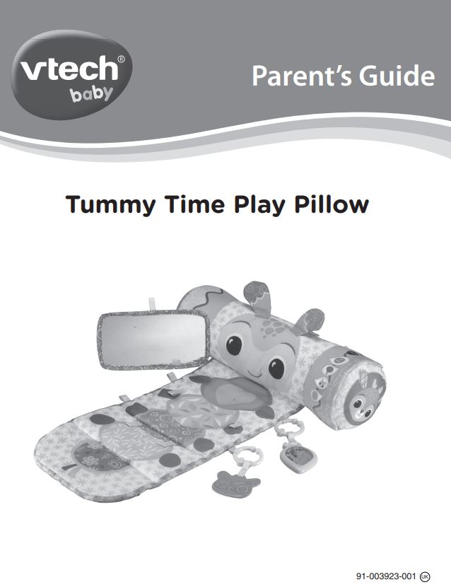 vtech Tummy Time Play Pillow User Guide