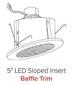 ELCO Lighting EL590RICA 5 Inch LED IC Airtight Sloped Ceiling Remodel Housing fig