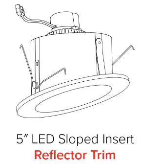 ELCO Lighting EL590RICA 5 Inch LED IC Airtight Sloped Ceiling Remodel Housing fig1